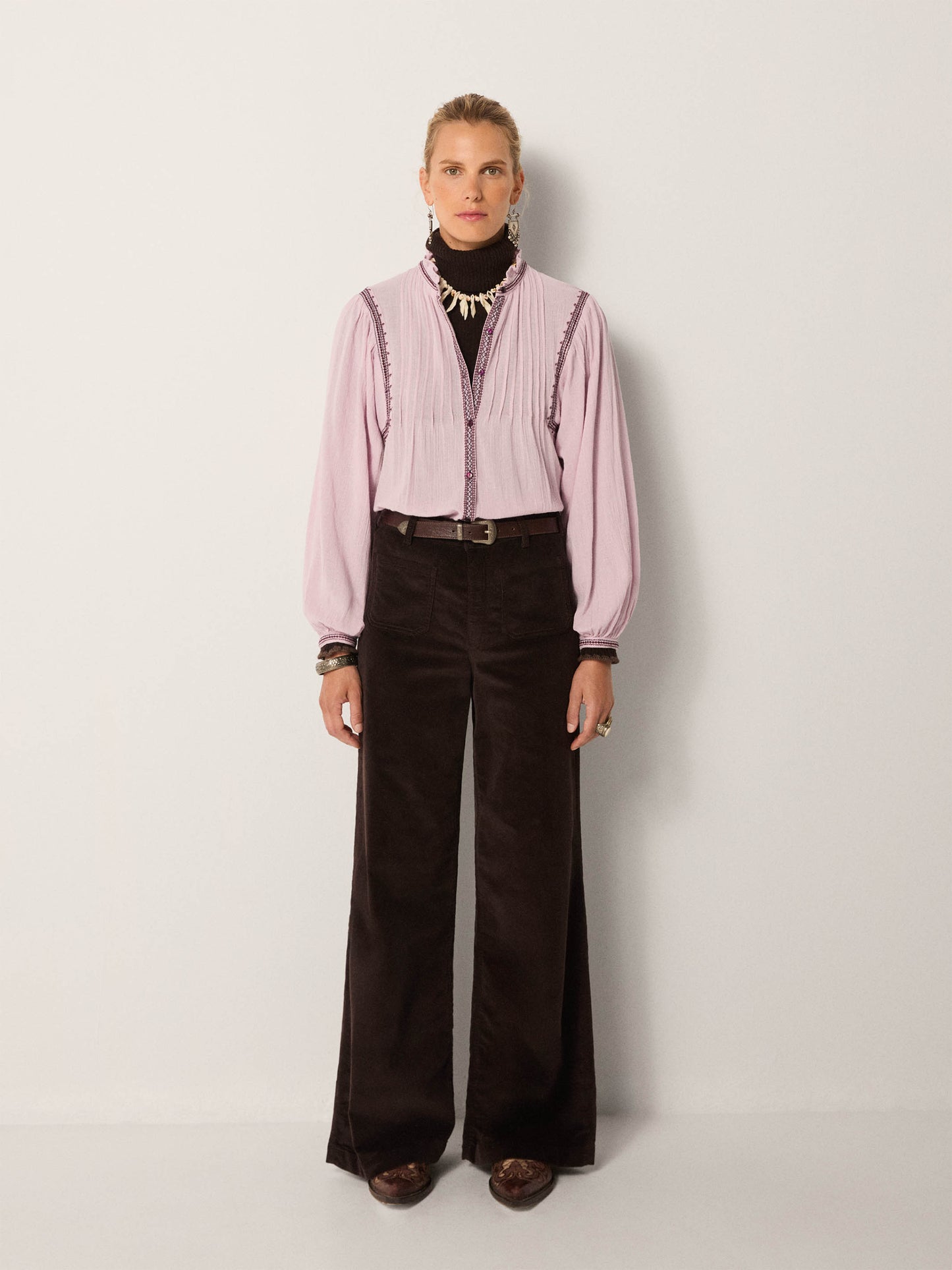 Maison Hotel - Lila Blouse