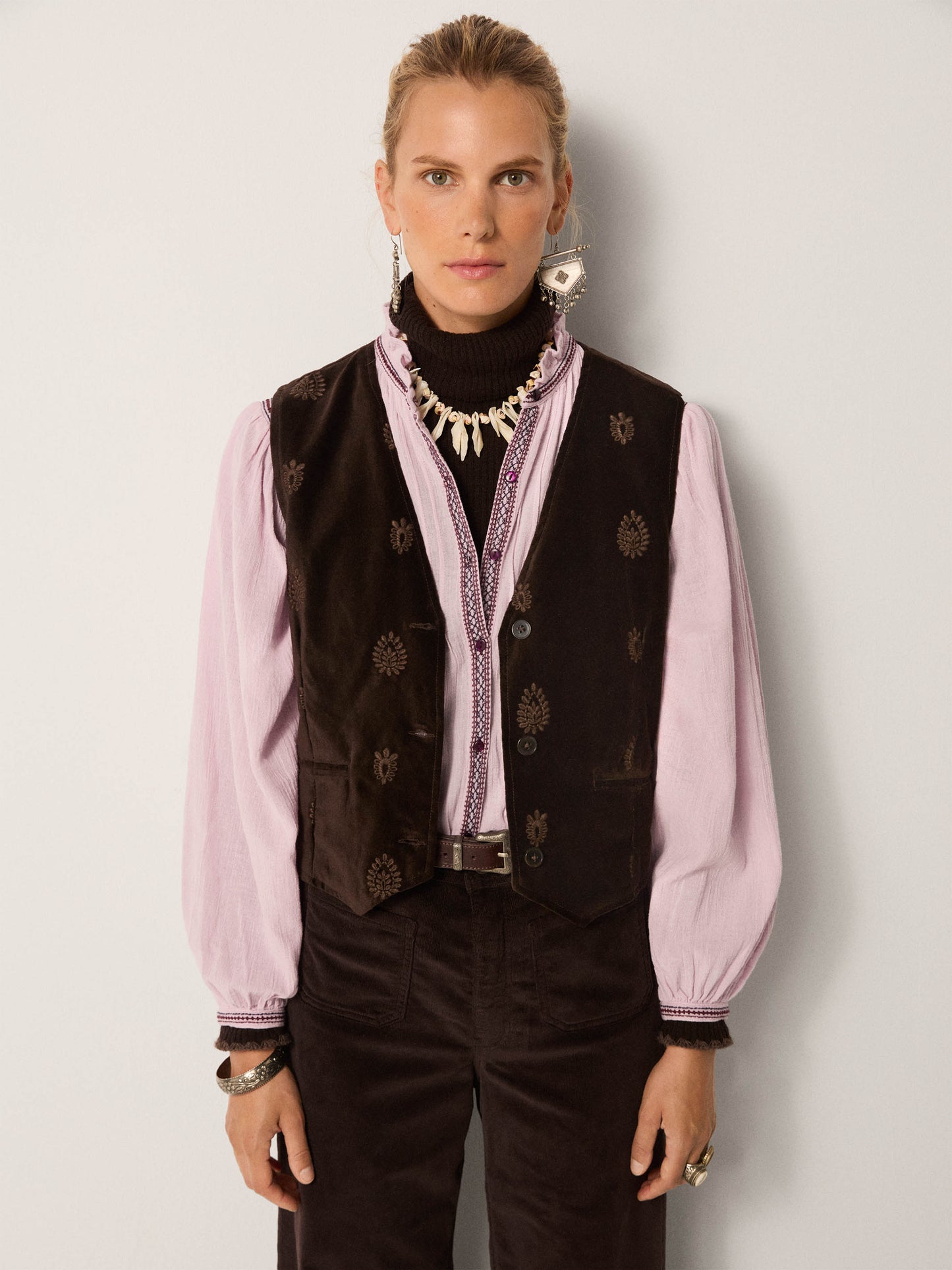 Maison Hotel - Lila Blouse