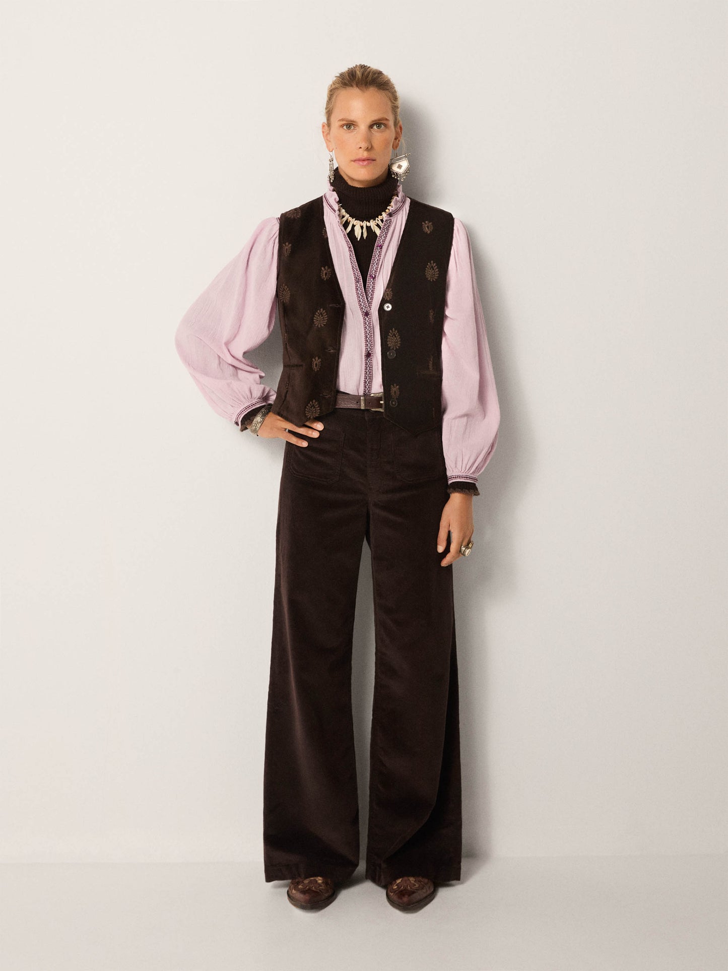 Maison Hotel - Lila Blouse