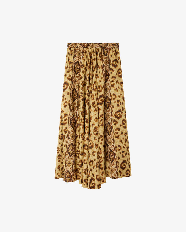 Mes Demoiselles - Lino Leopard Print Skirt