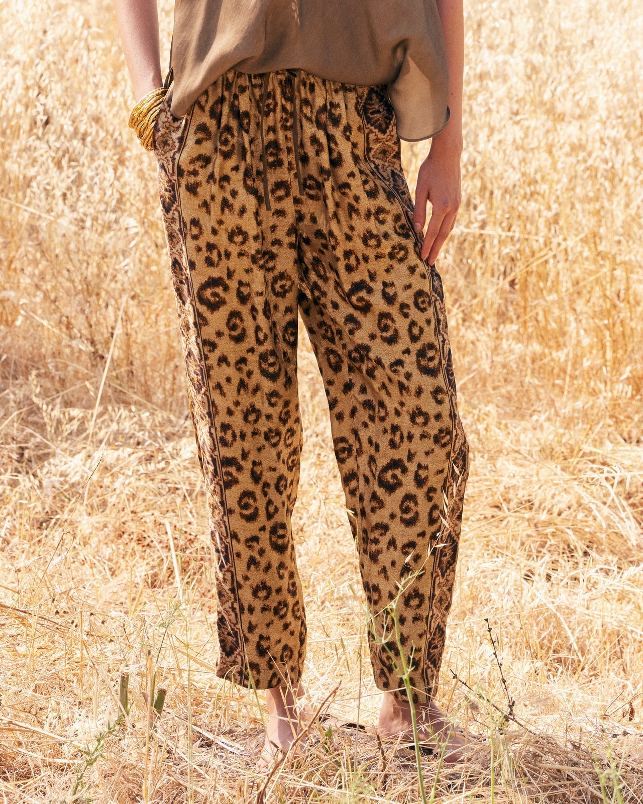 Mes Demoiselles - Lorene Leopard Print Pants