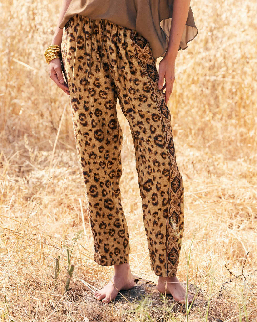 Mes Demoiselles - Lorene Leopard Print Pants