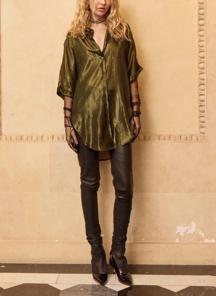 Mes Demoiselles - Metallic Light Shirt