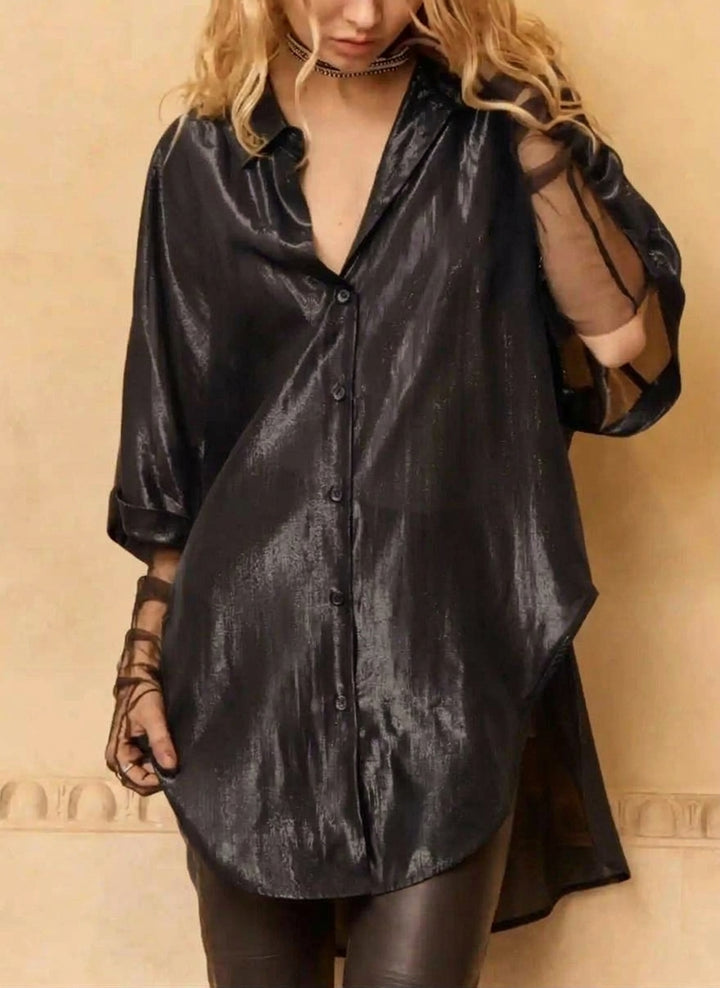 Mes Demoiselles - Metallic Light Shirt