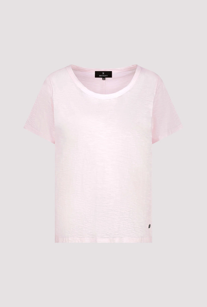 Monari - Basic Mottled Yarn T-Shirt