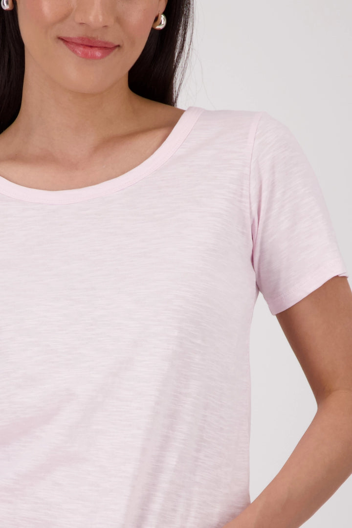 Monari - Basic Mottled Yarn T-Shirt