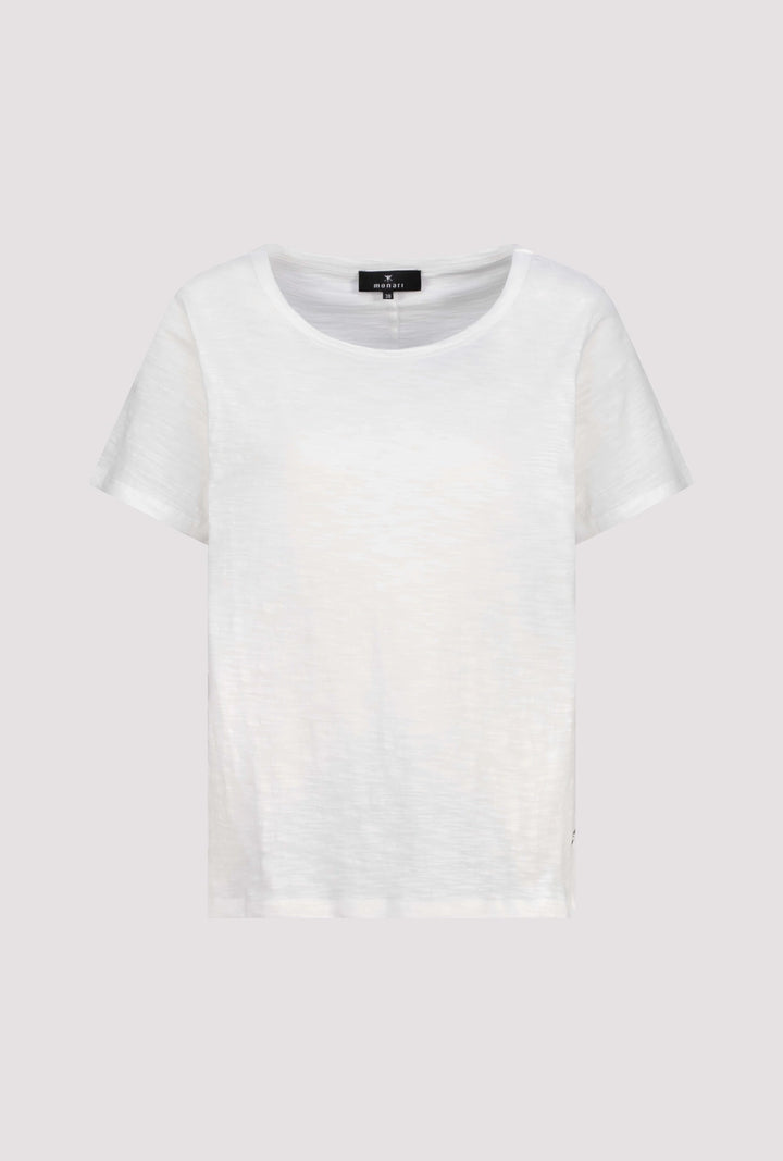 Monari - Basic Mottled Yarn T-Shirt