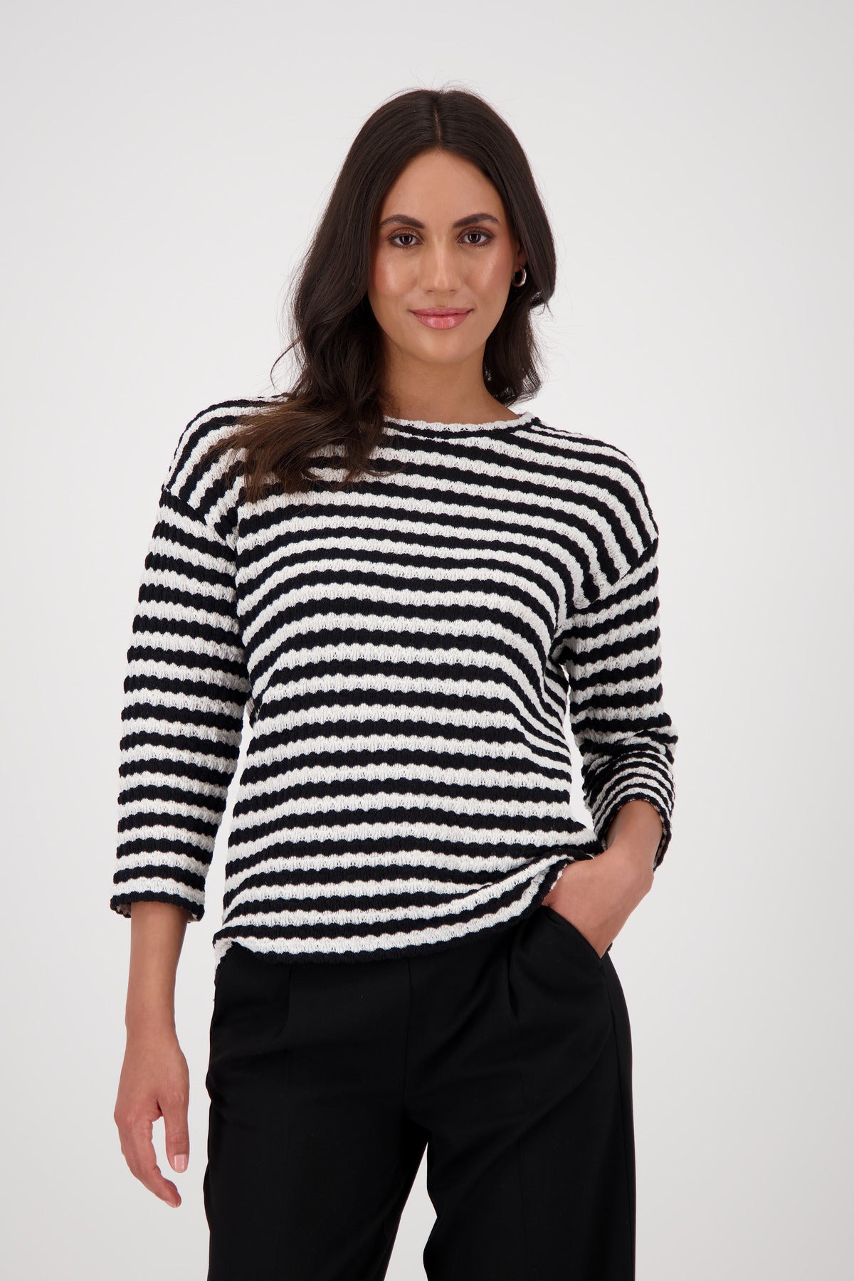Monari - Boat Neckline Jumper