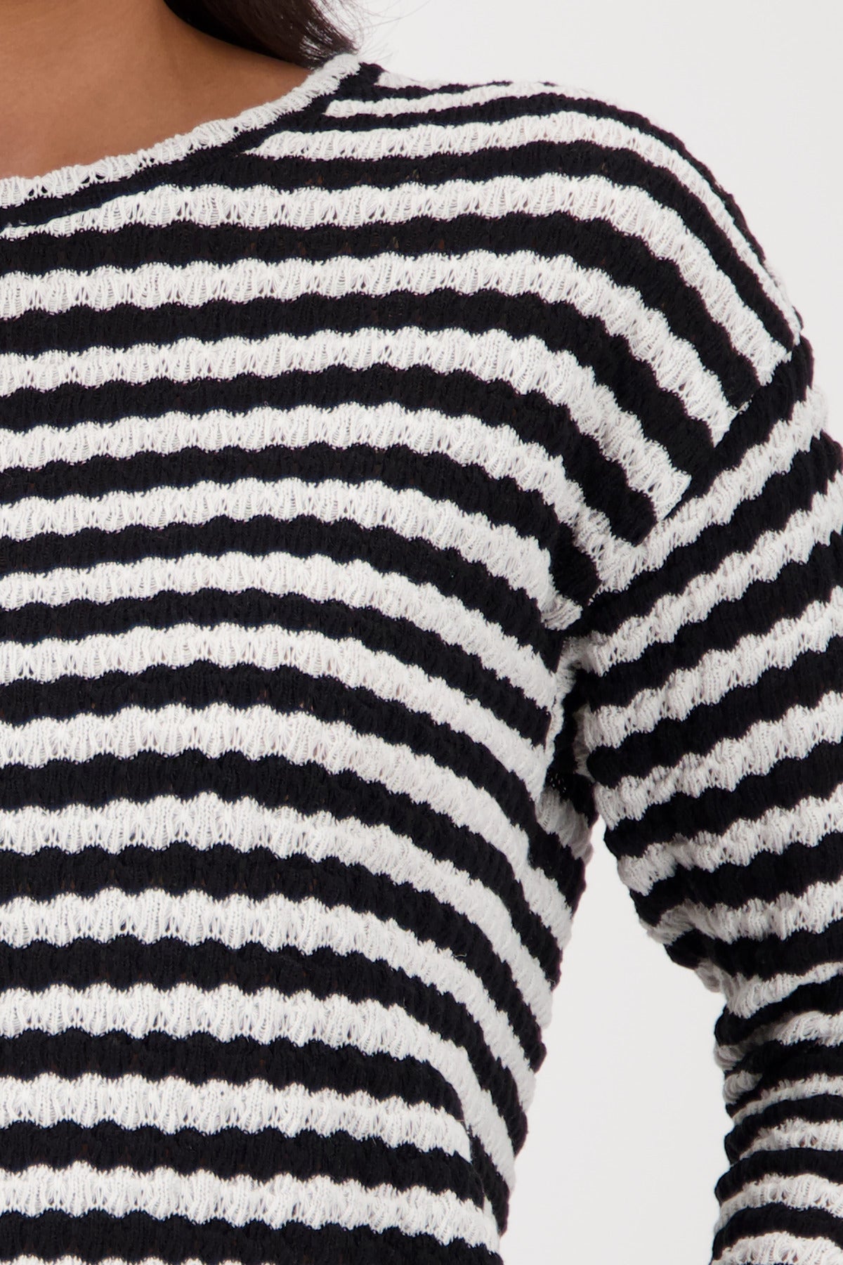 Monari - Boat Neckline Jumper