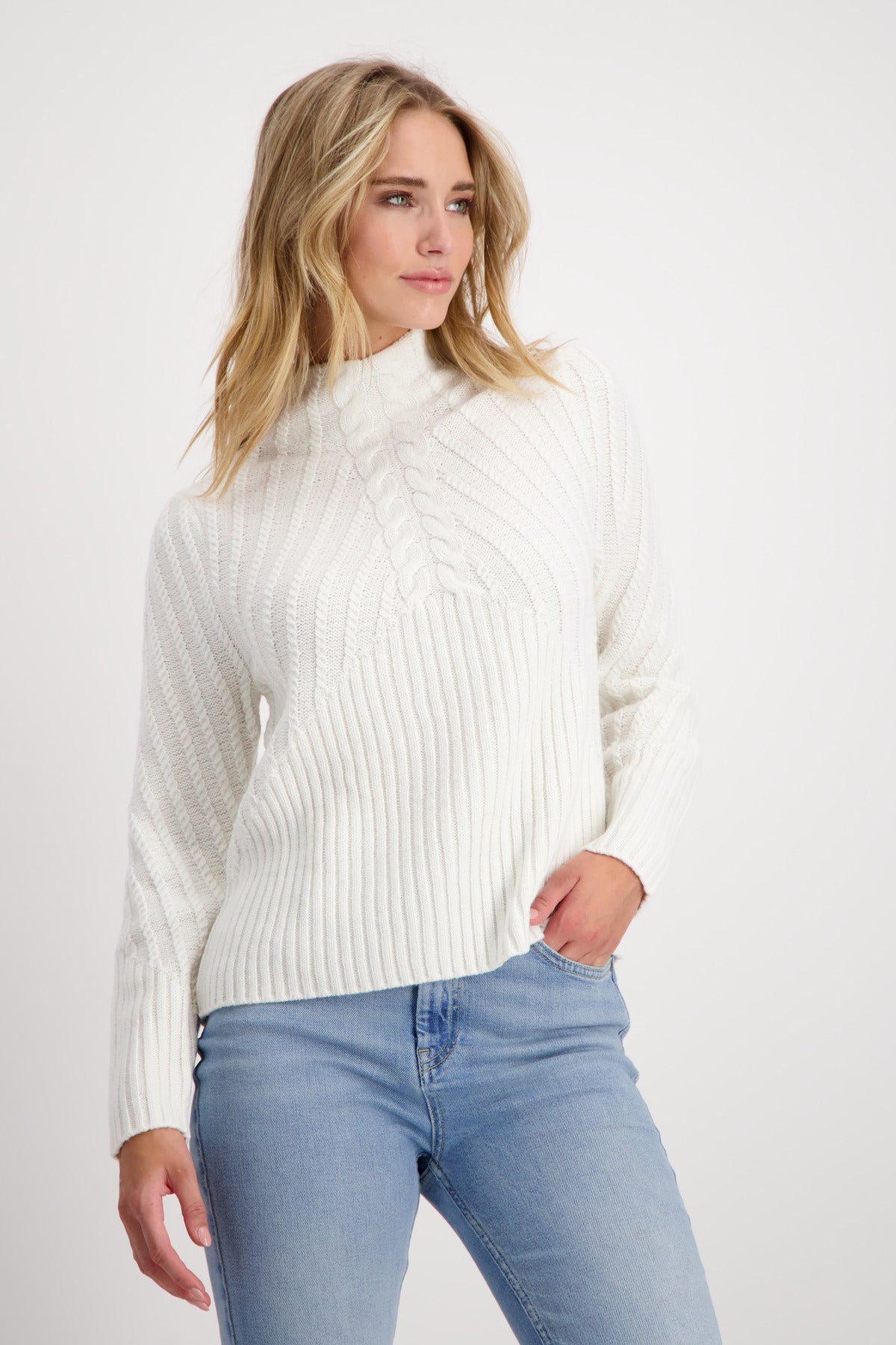 Monari - Cable Mix Sweater