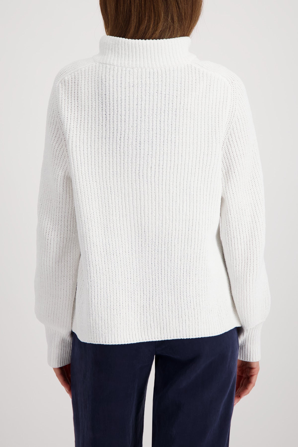 Monari - Chenille Zip Up Cardigan