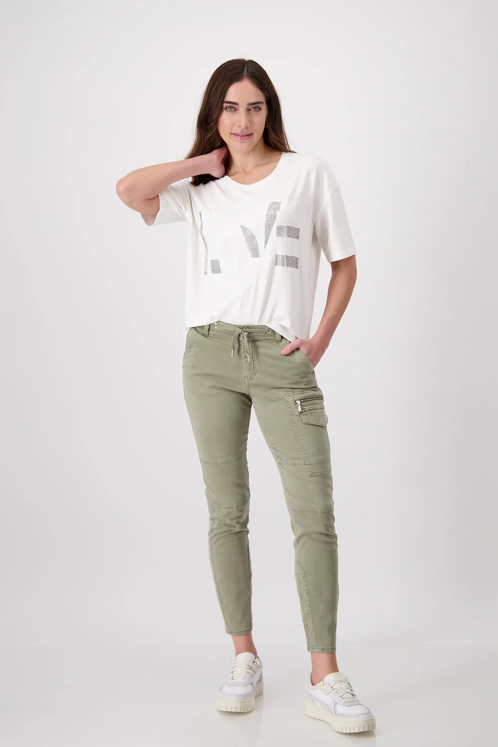 Monari - Drawstring Trousers