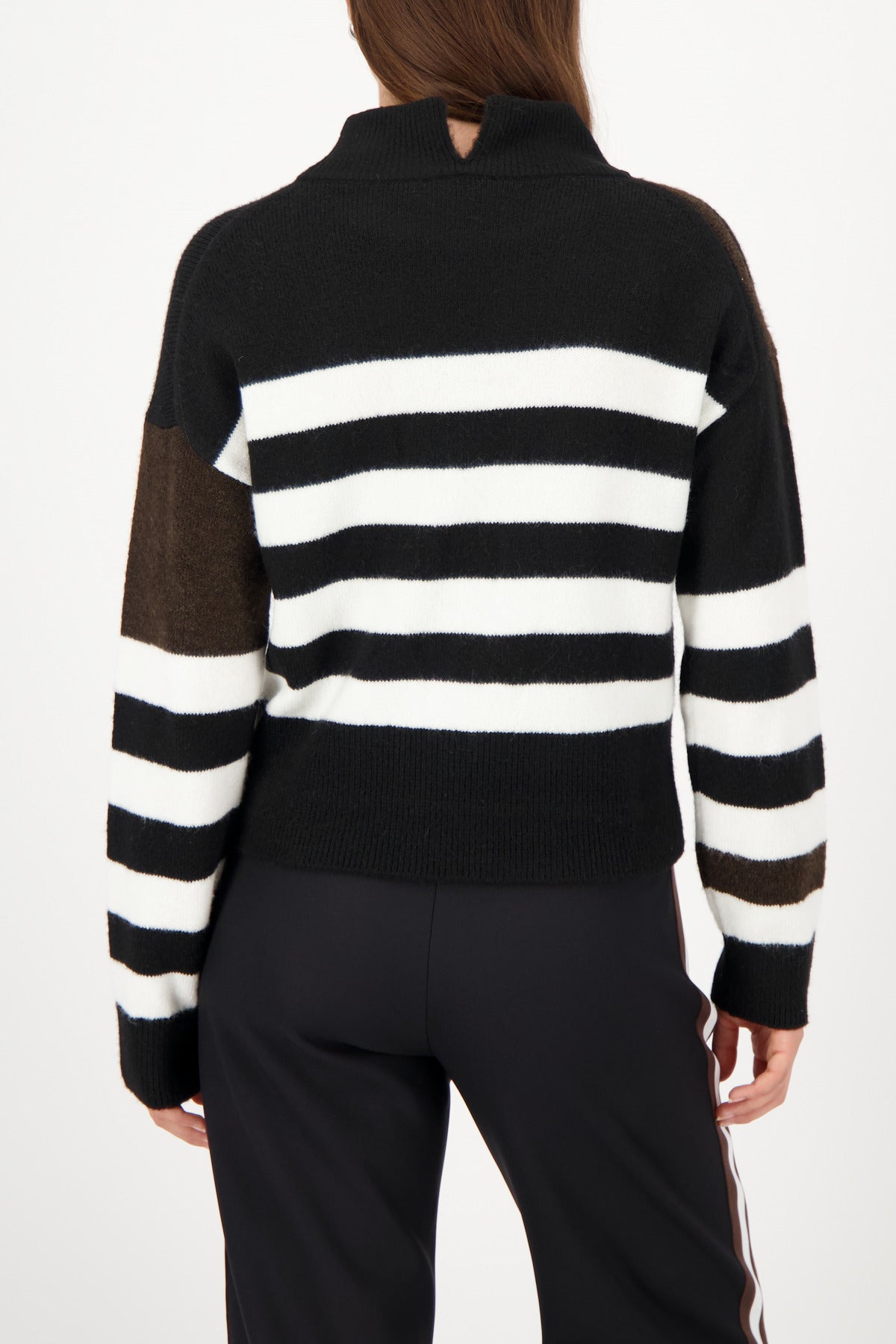 Monari - Emblem Stripe Sweater