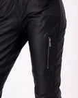 Monari - Faux Leather Trousers