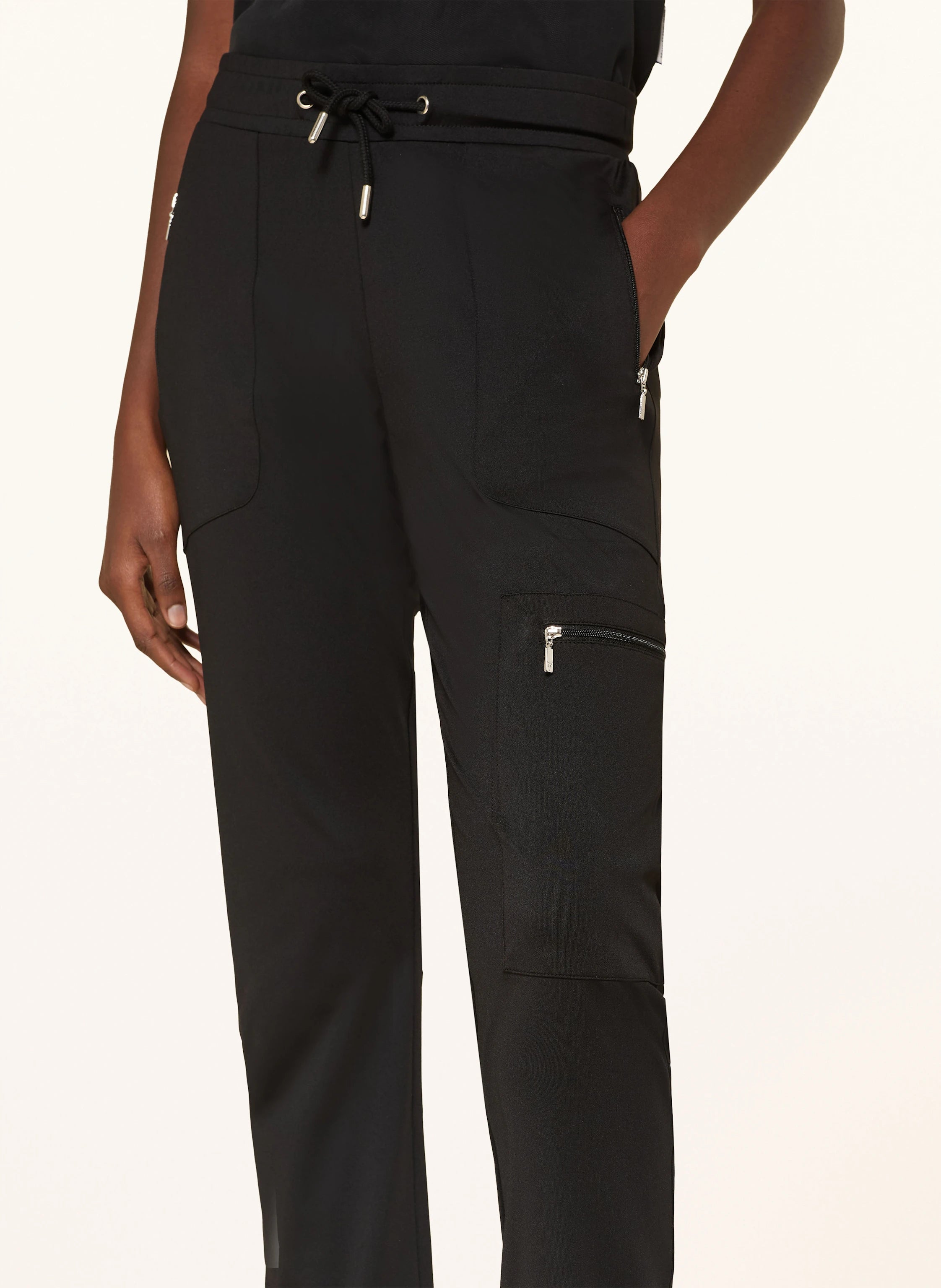 Monari - Jersey Cargo Drawstring Pants