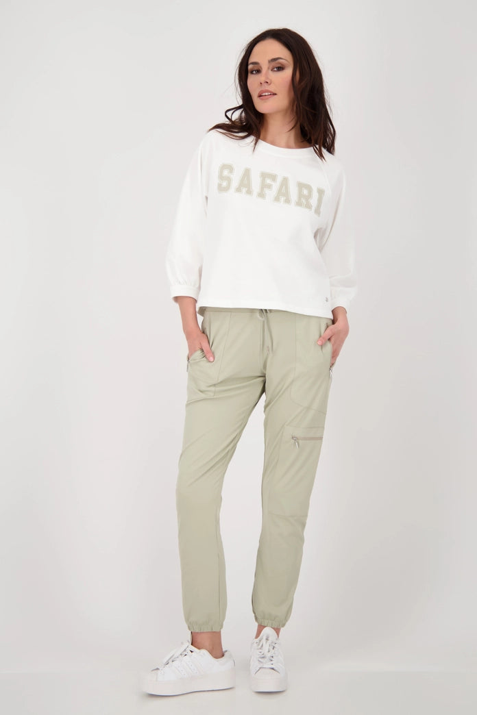 Monari - Jersey Cargo Drawstring Pants