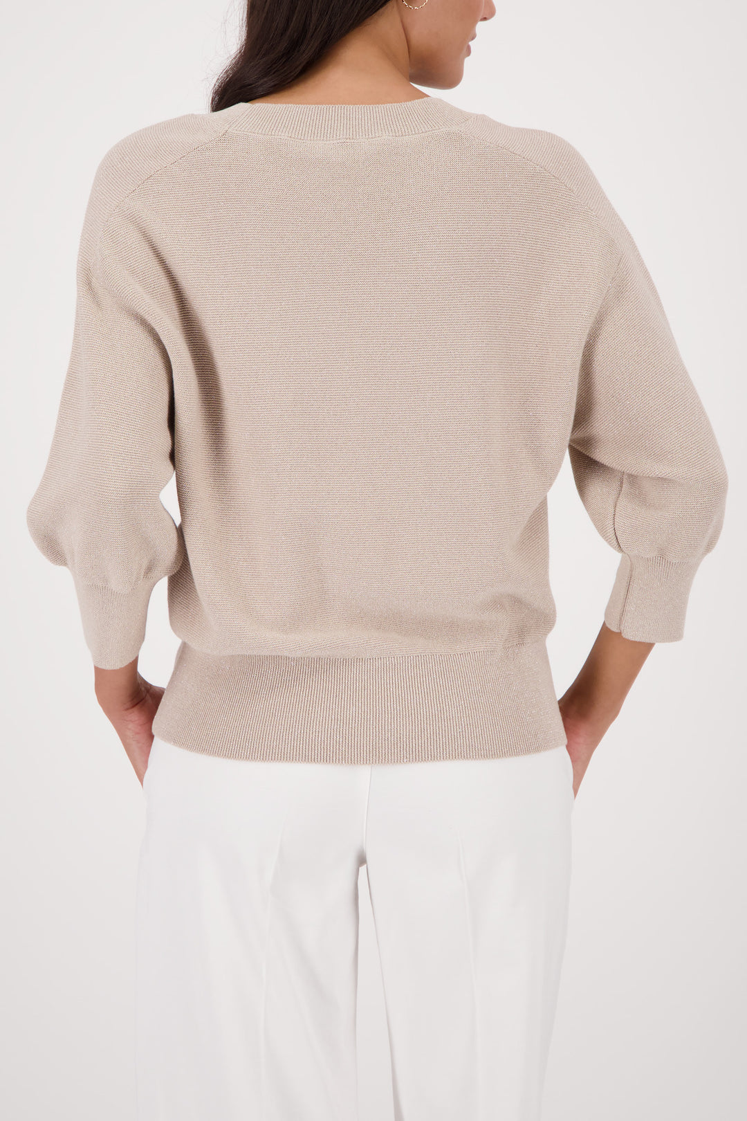 Monari - Knitted Lurex Jumper