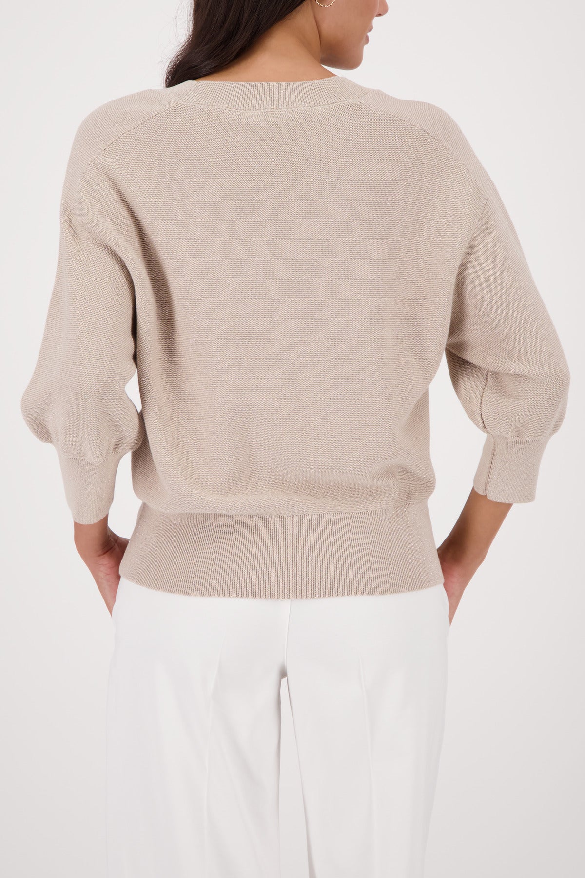 Monari - Knitted Lurex Jumper