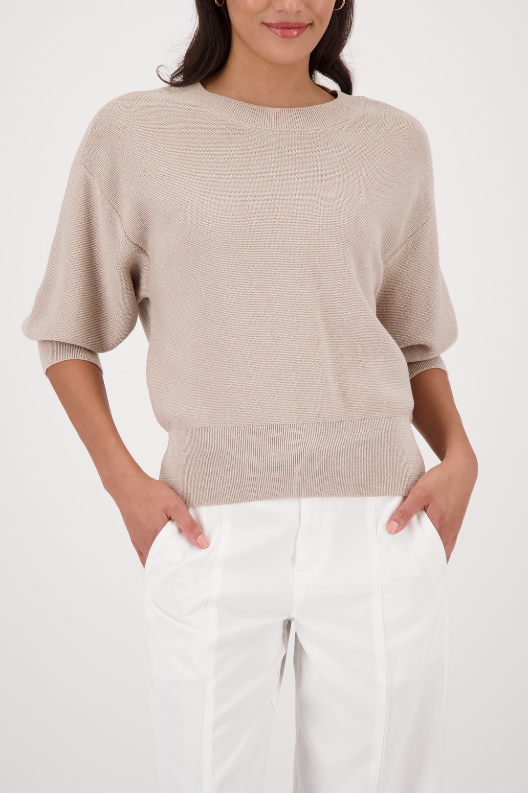 Monari - Knitted Lurex Jumper