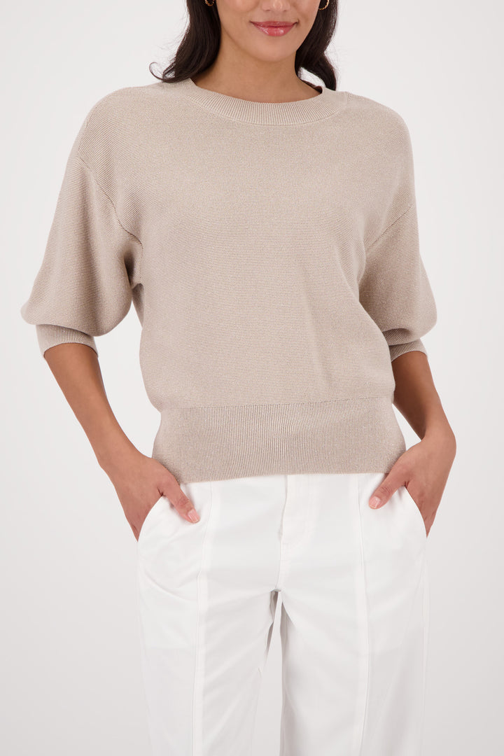 Monari - Knitted Lurex Jumper