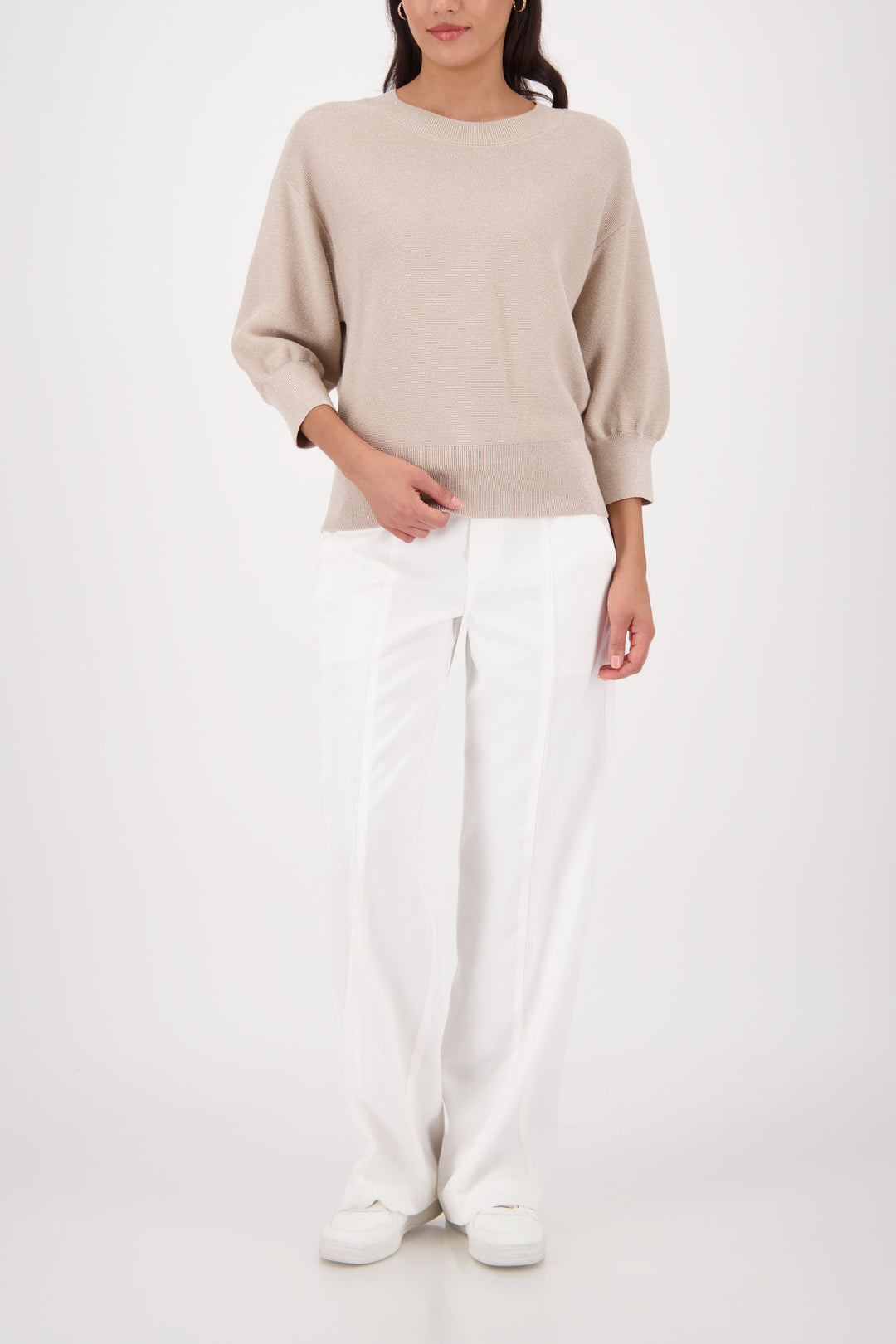 Monari - Knitted Lurex Jumper