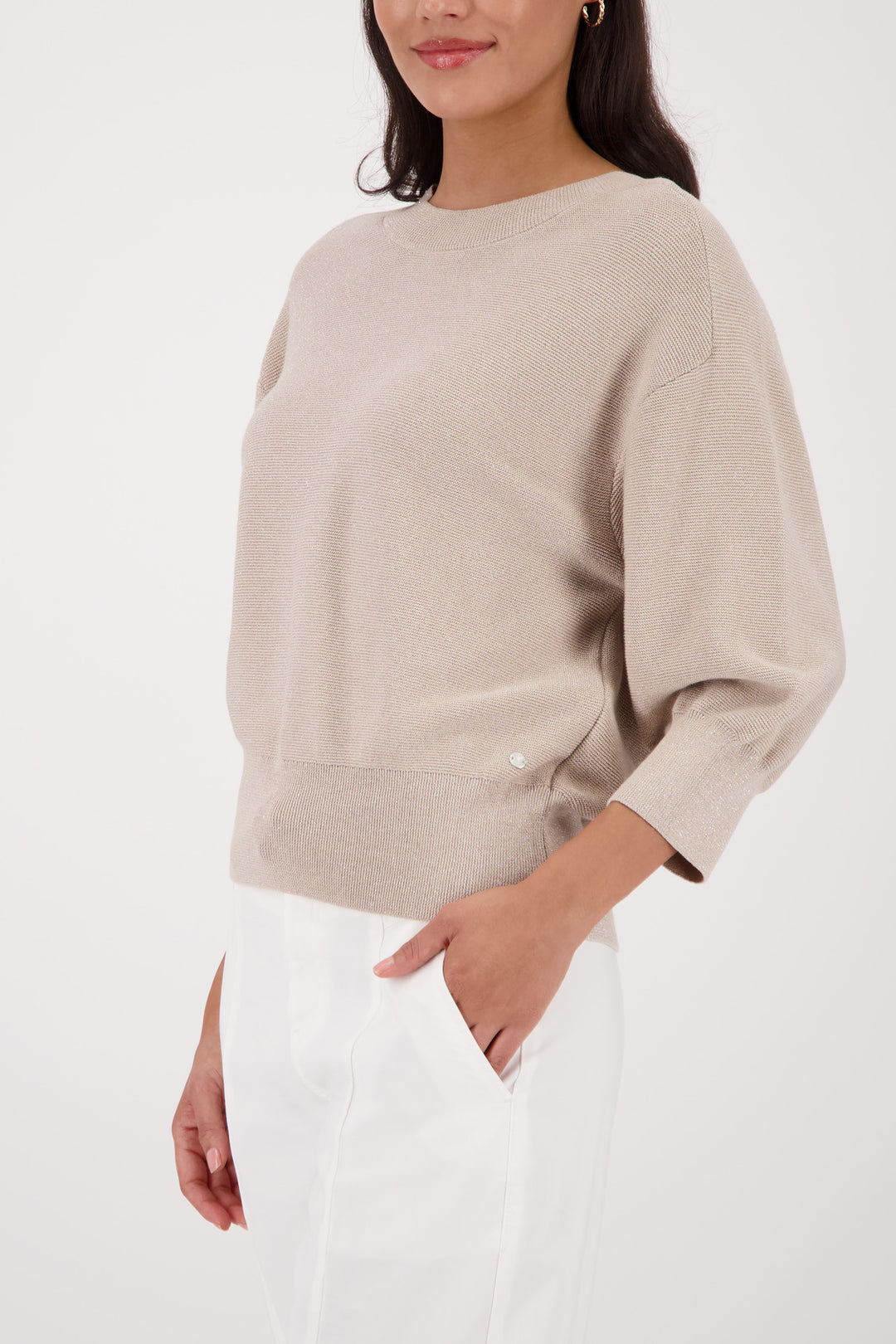 Monari - Knitted Lurex Jumper
