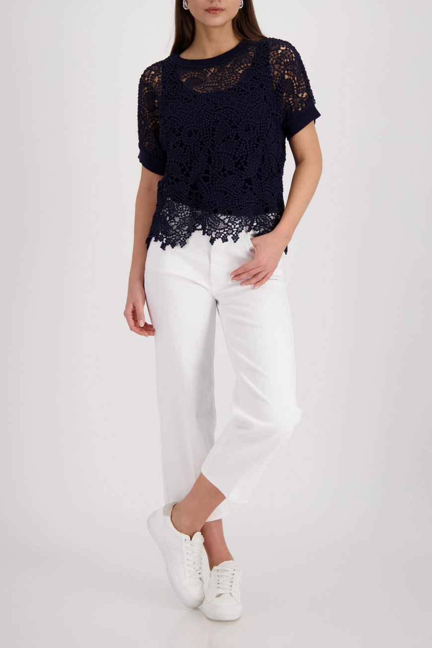Monari - Lace Pattern Jumper