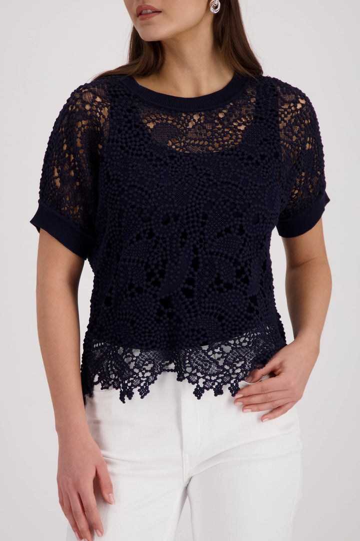 Monari - Lace Pattern Jumper