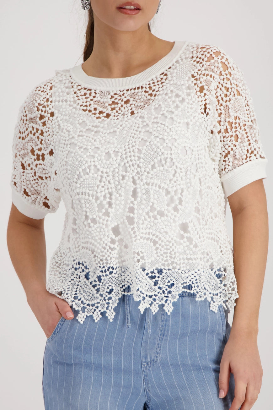 Monari - Lace Pattern Jumper