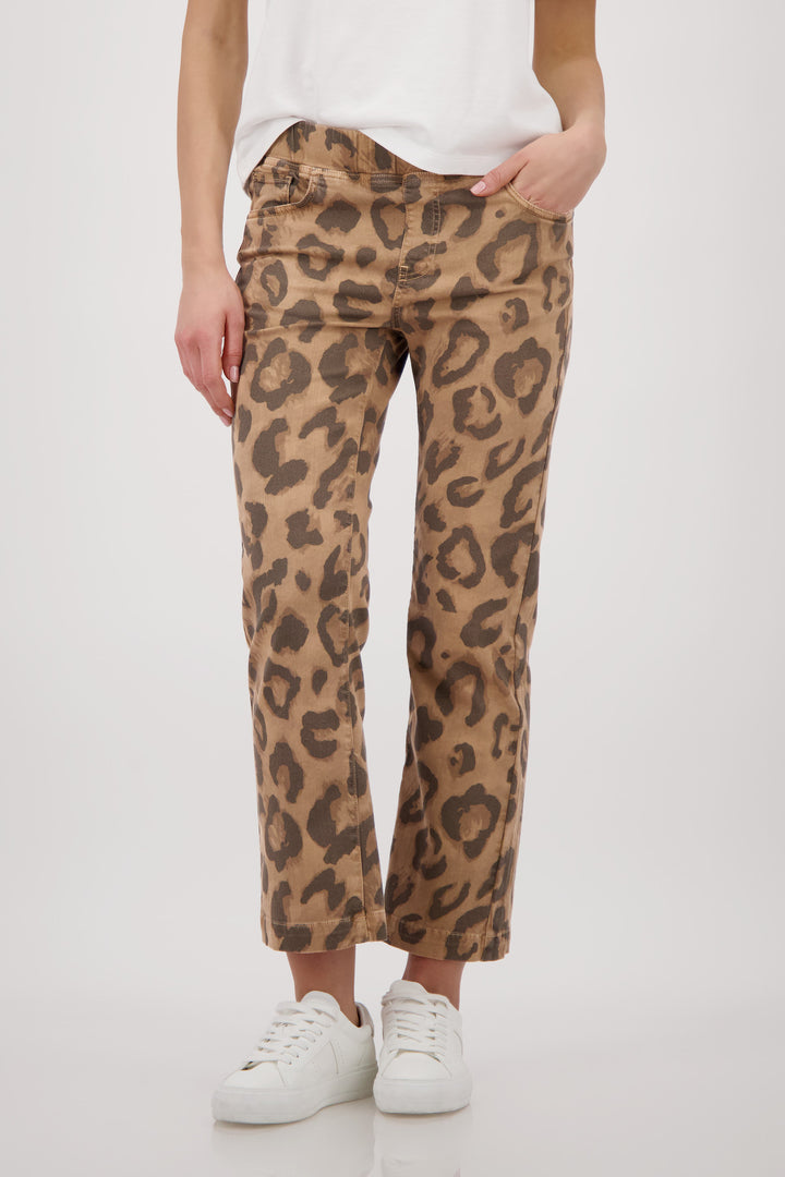Monari - Leopard Print Joggers