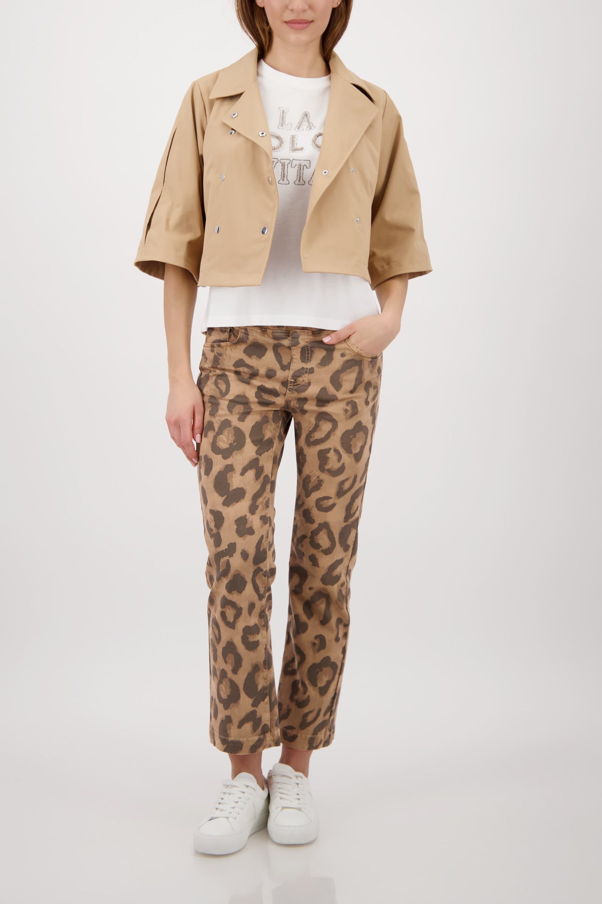 Monari - Leopard Print Joggers