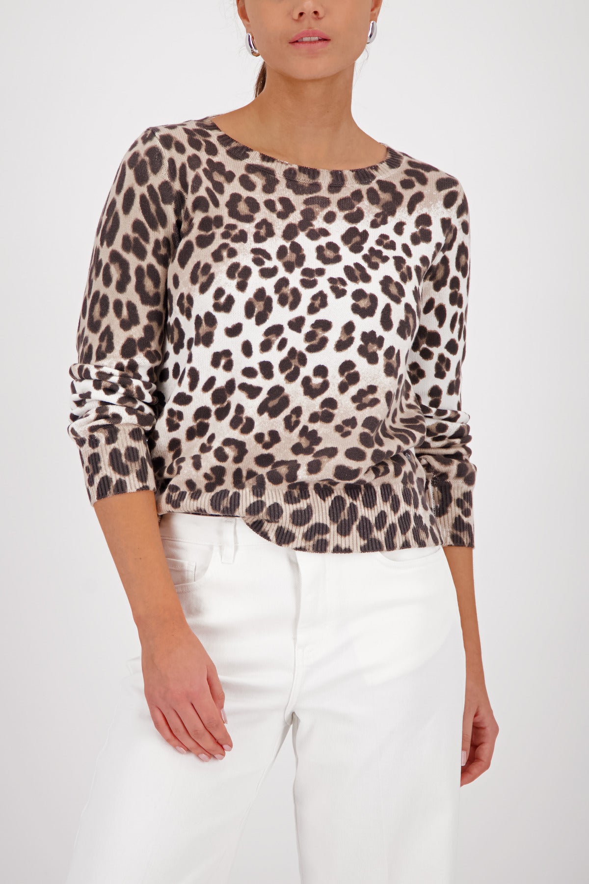 Monari - Leopard Print Jumper