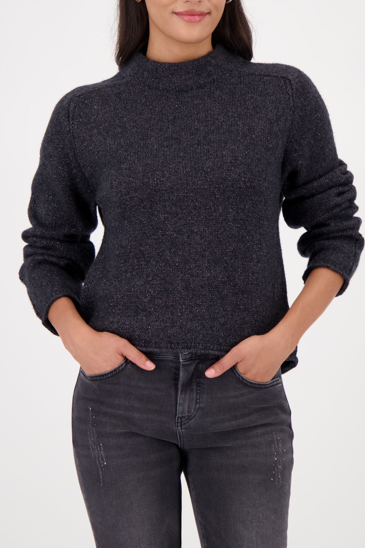 Monari - Lurex Fluffy Sweater