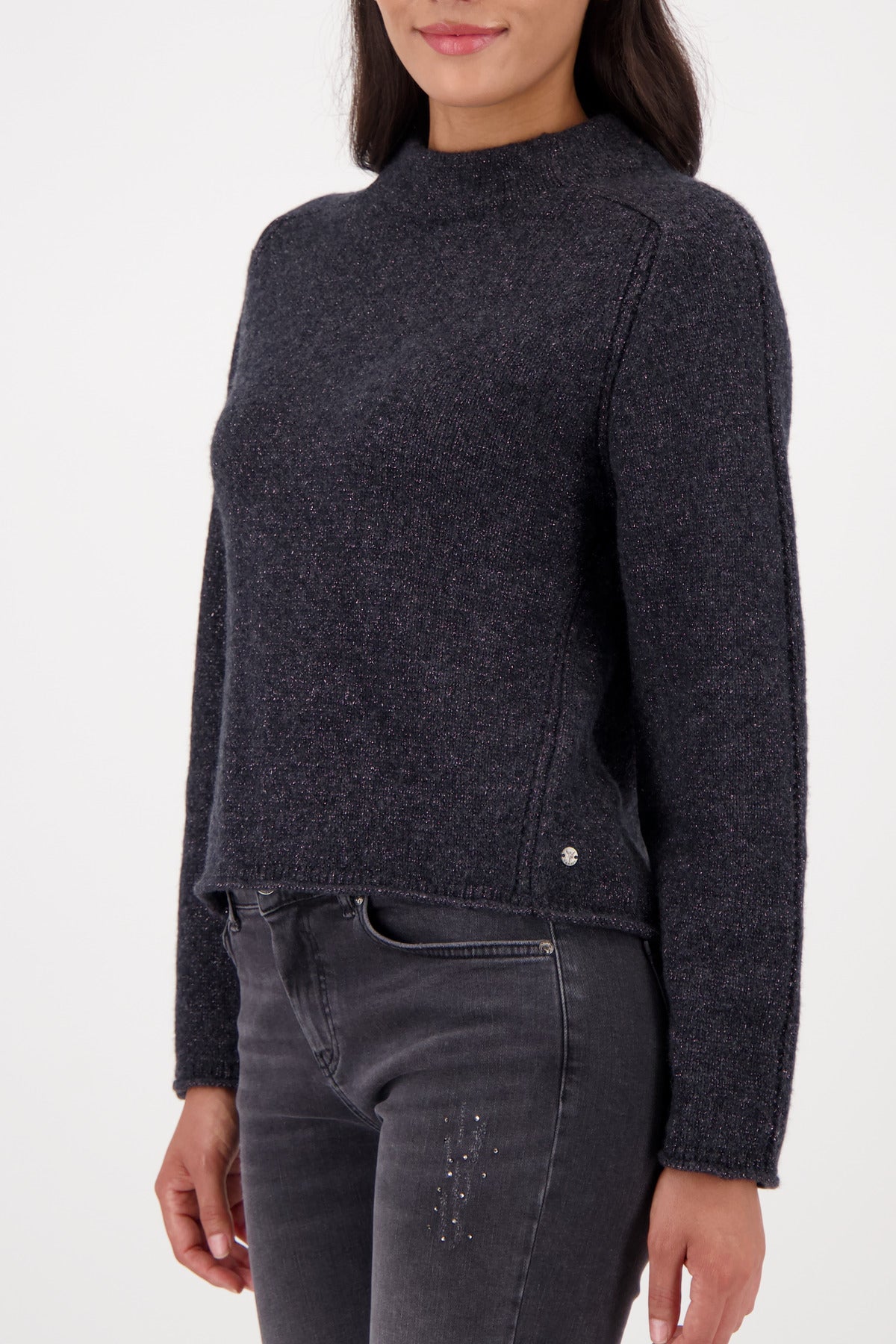 Monari - Lurex Fluffy Sweater