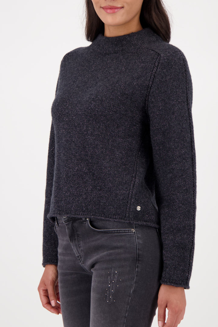 Monari - Lurex Fluffy Sweater