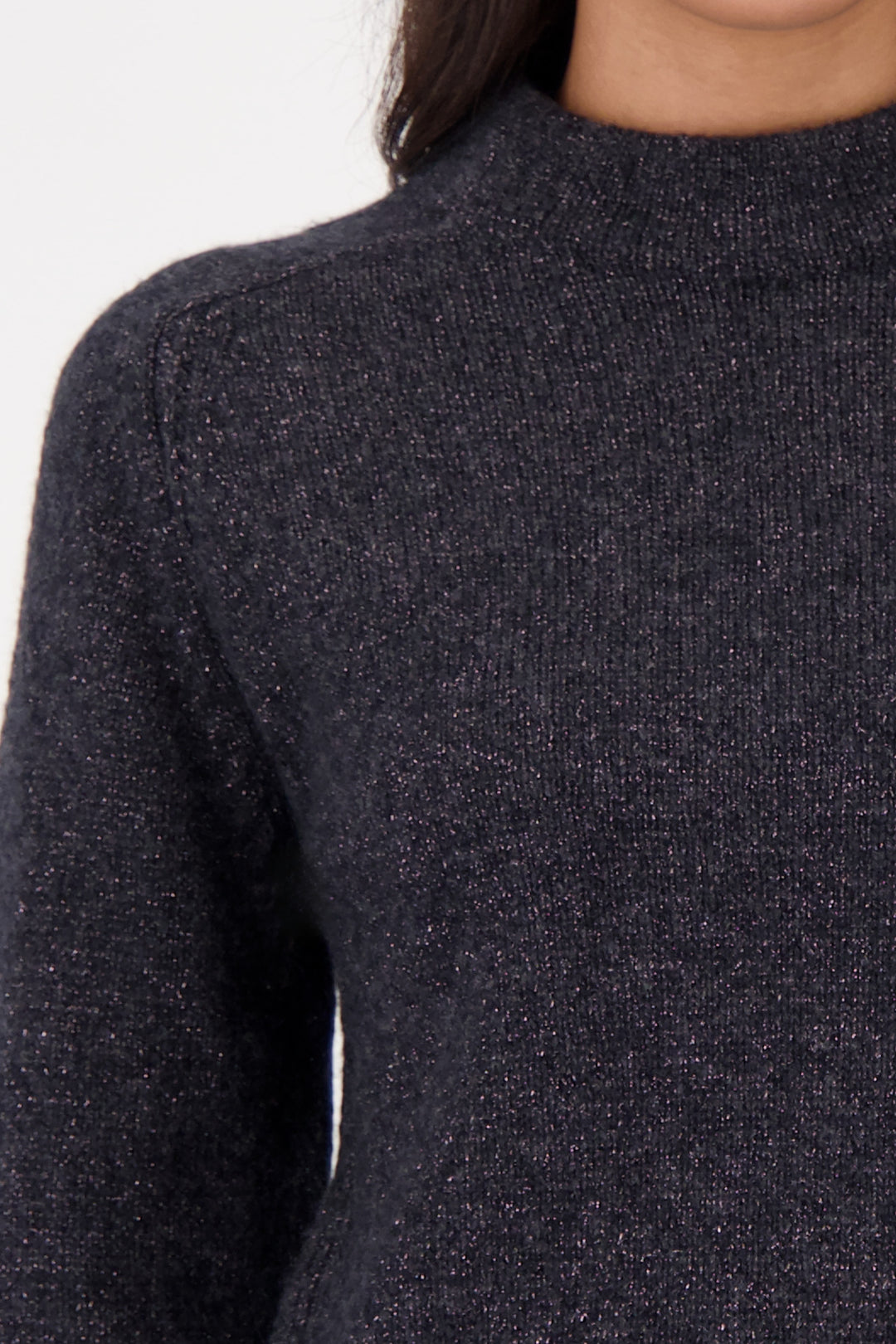 Monari - Lurex Fluffy Sweater