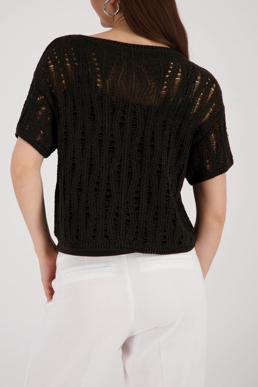 Monari - Openwork Knitted Jumper