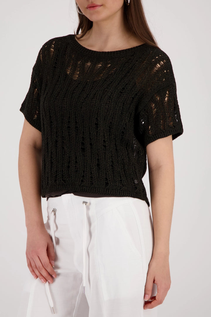 Monari - Openwork Knitted Jumper