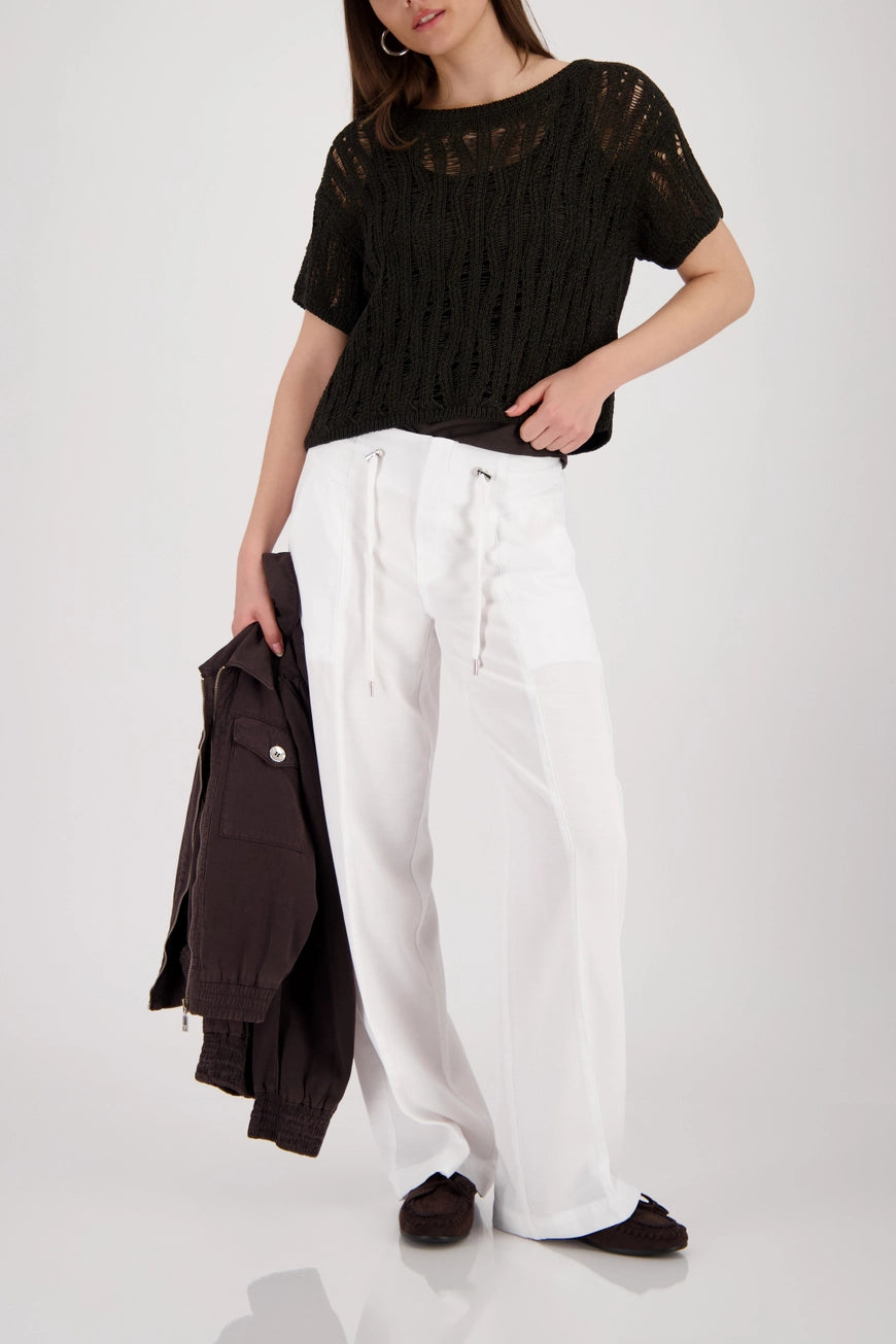 Monari - Openwork Knitted Jumper