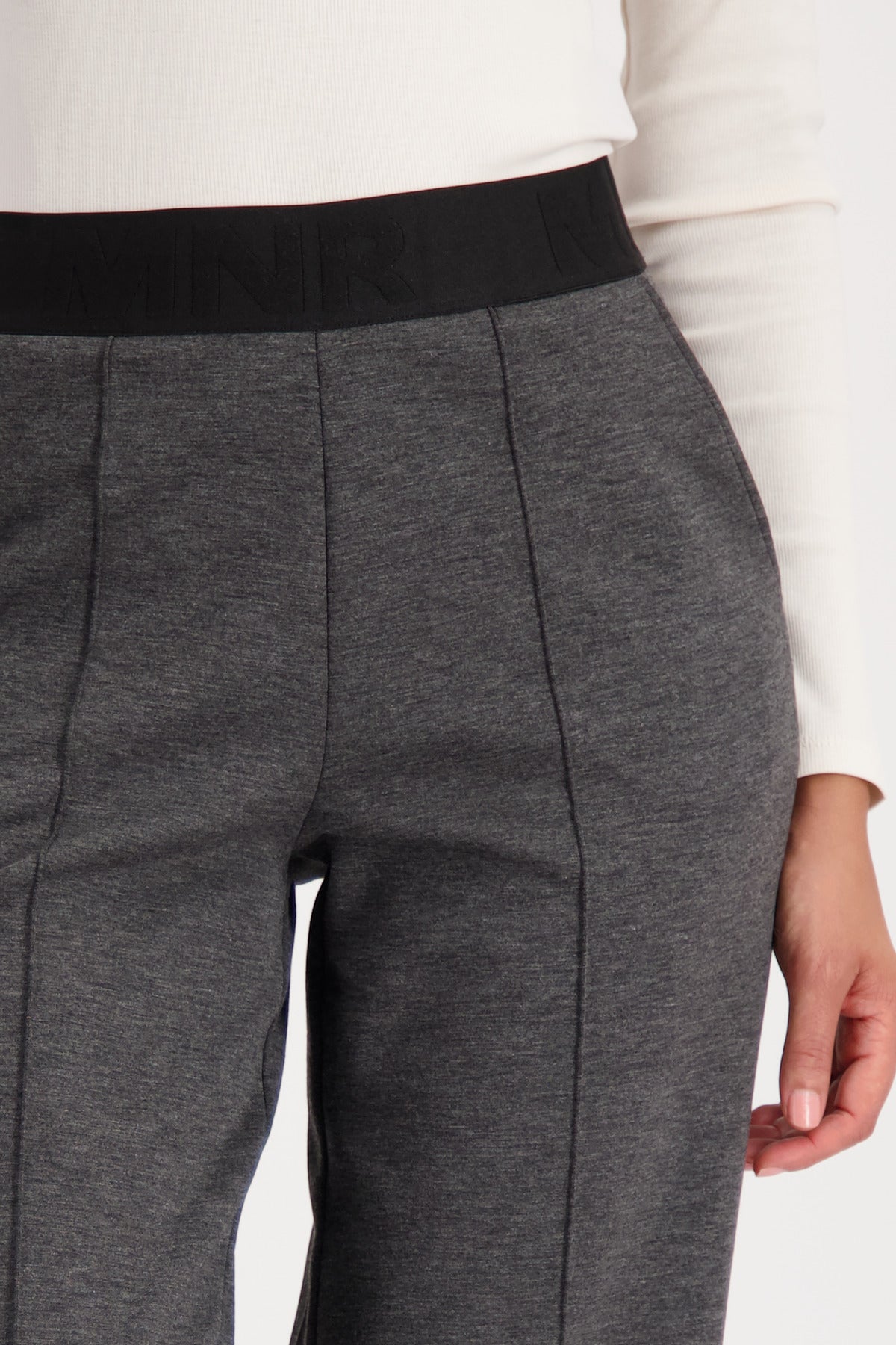 Monari - Pants with Lettering Band