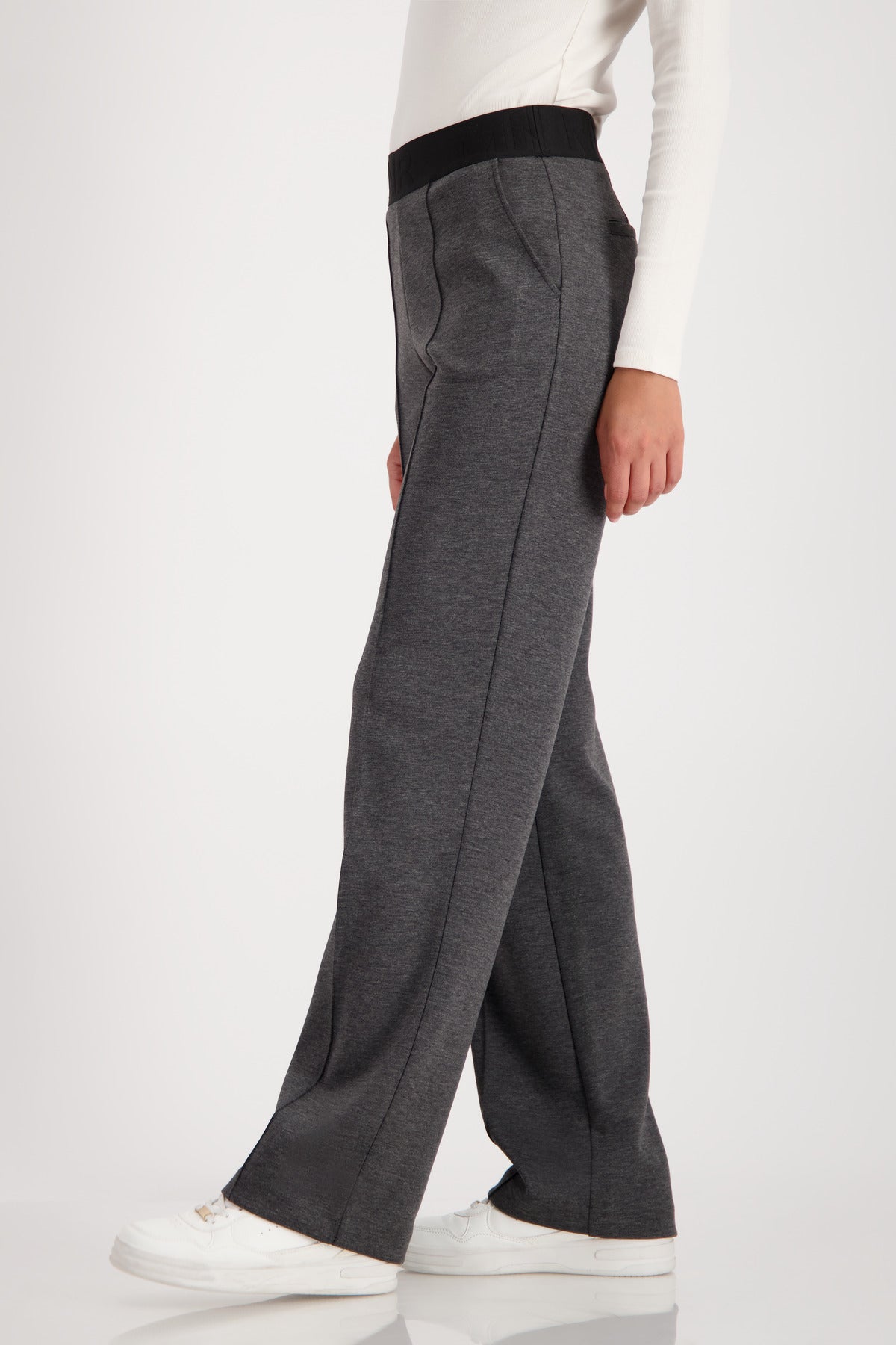 Monari - Pants with Lettering Band