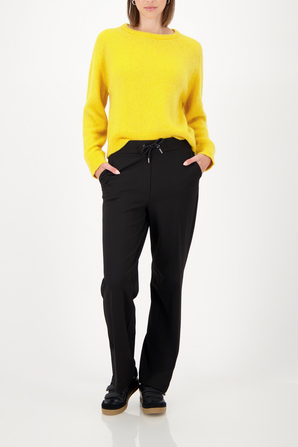 Monari - Ribbed Jogger with drawstring