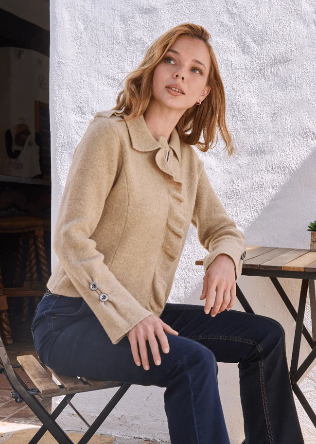 Monari - Ruffle Cardigan