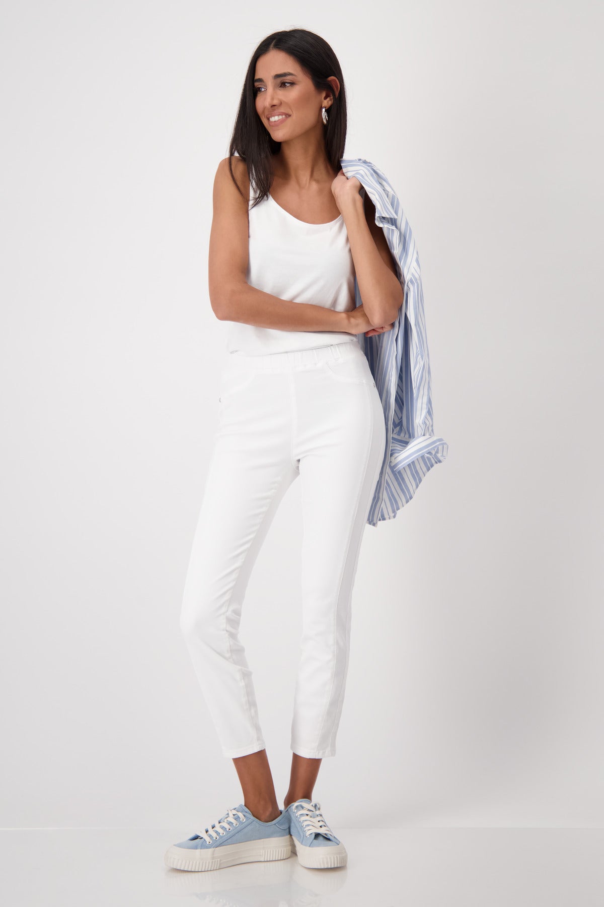 Monari - Slim Fit Back Pocket Jeggings