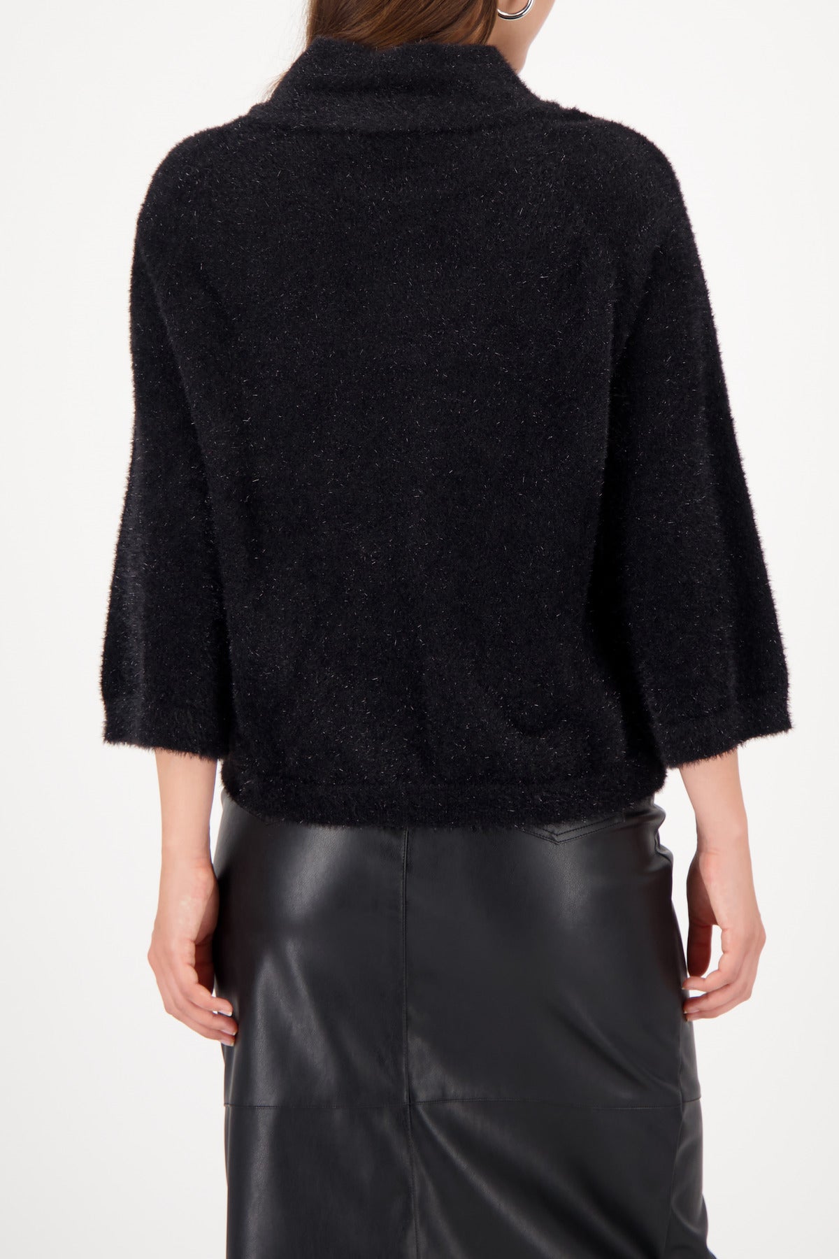 Monari - Stand-up collar 3/4 Pullover