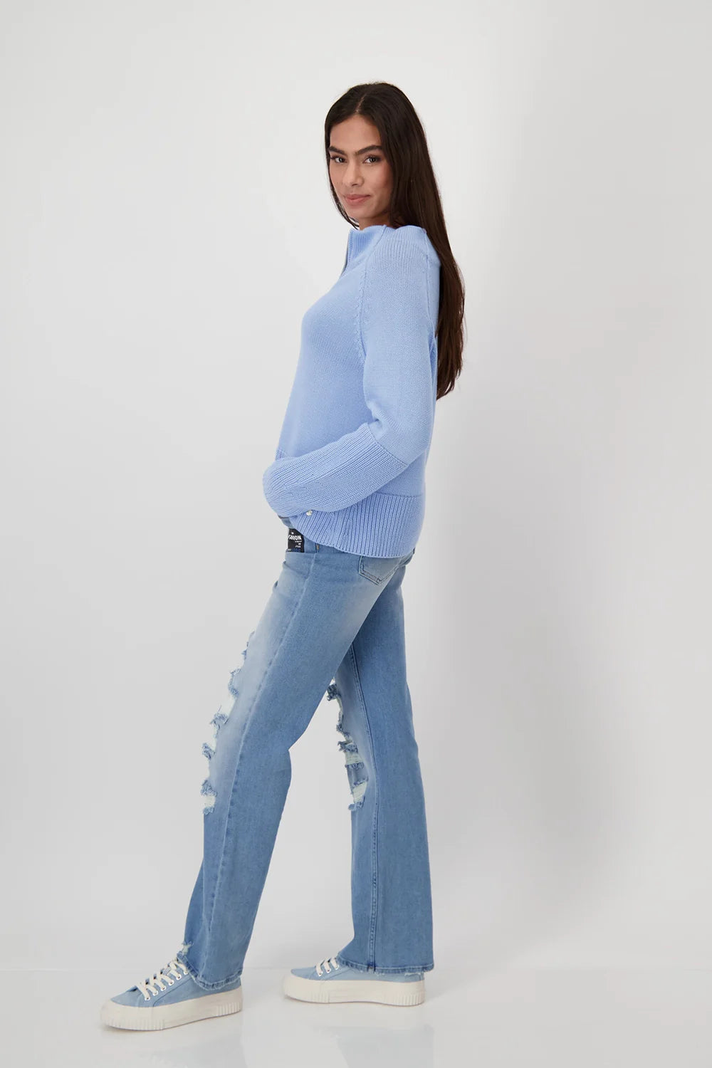 Monari - Standup Collar Pullover