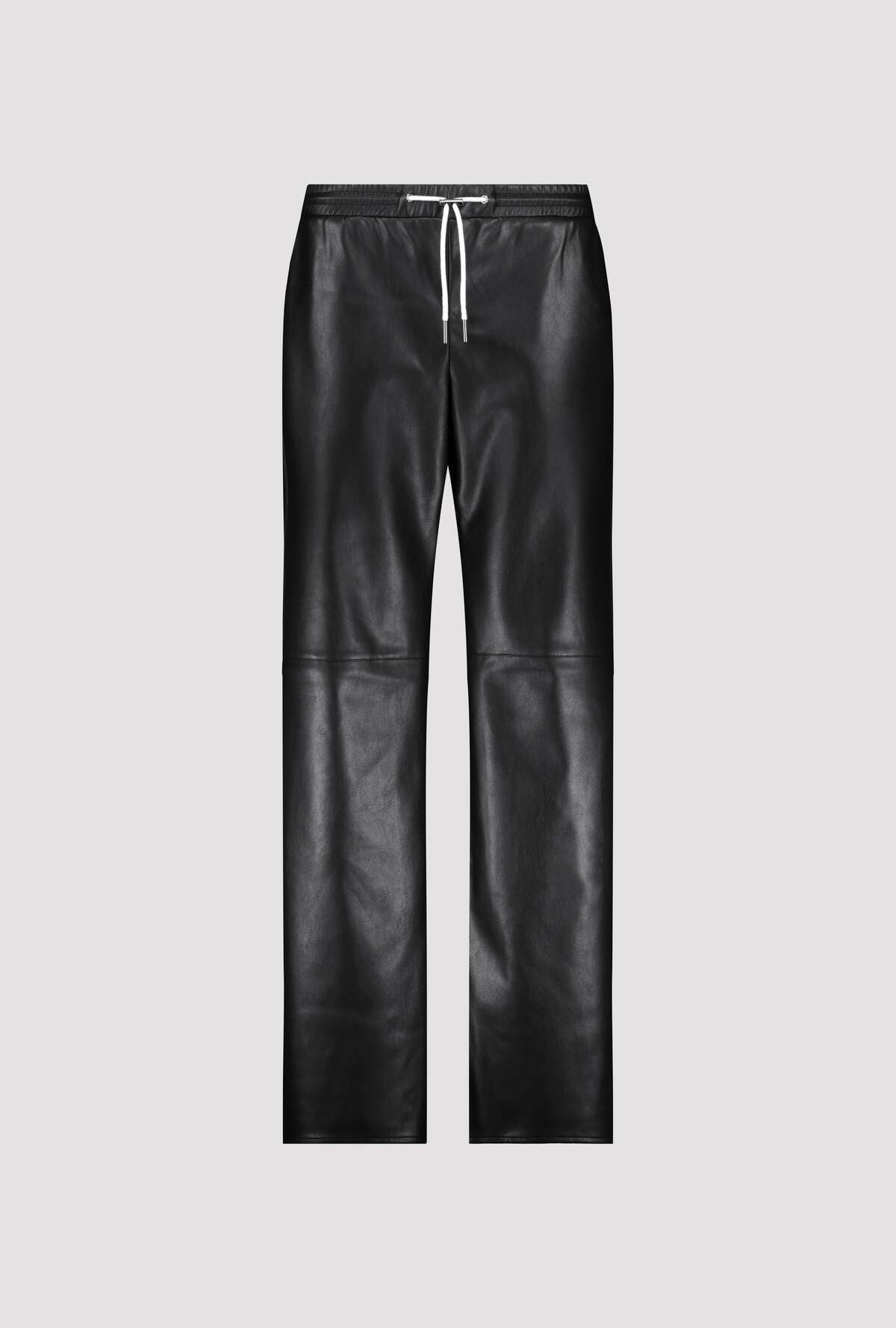Monari - Straight Leg Leather Trousers