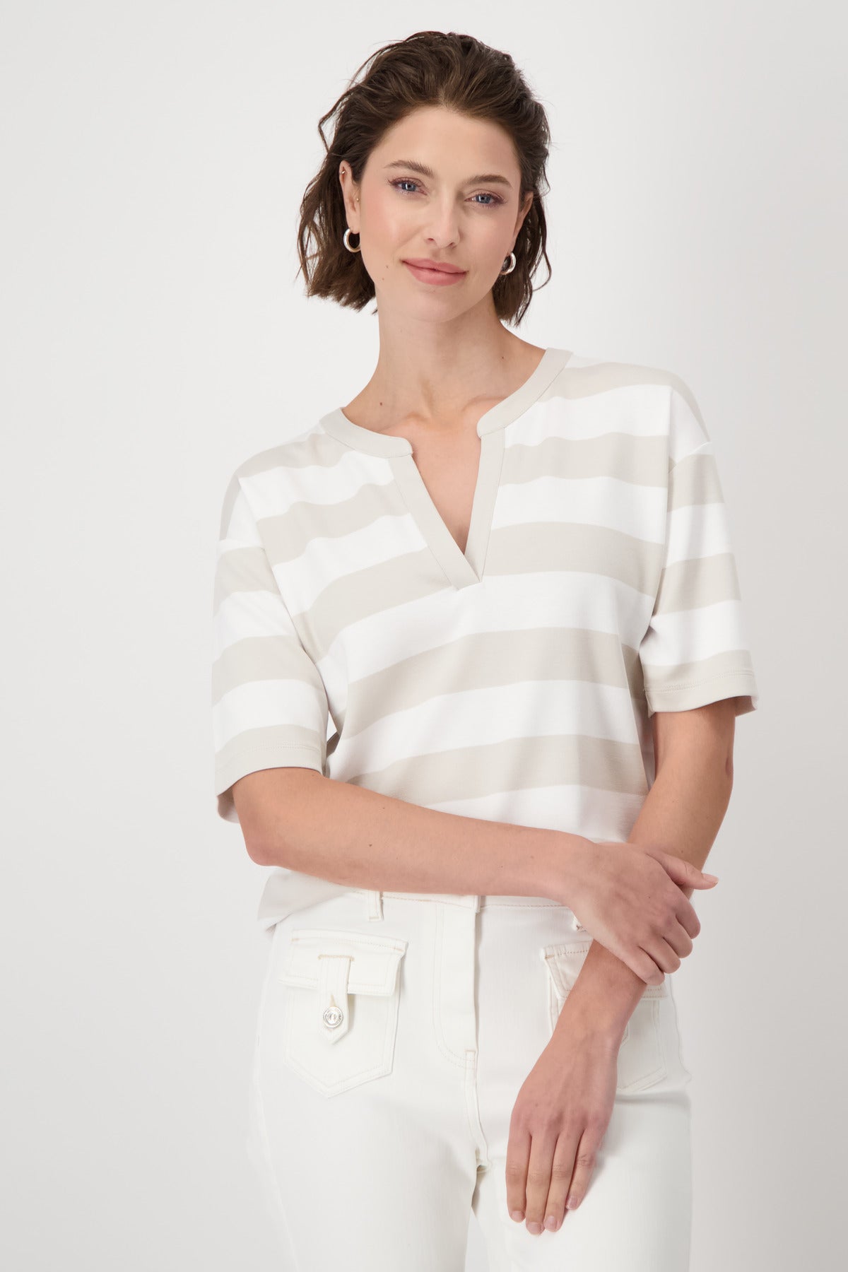 Monari - Stripe Sweatshirt