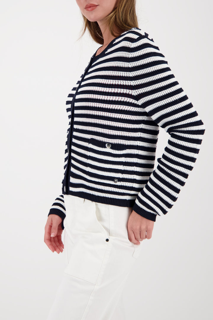 Monari - Striped Cardigan