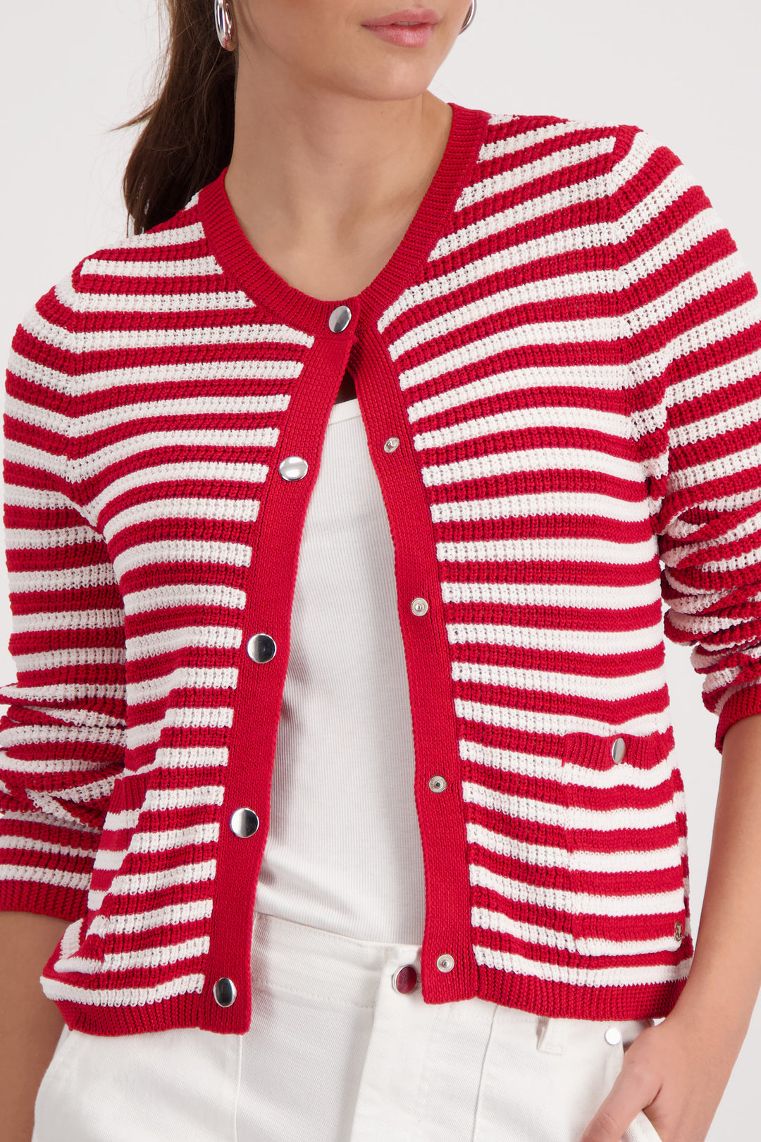 Monari - Striped Cardigan
